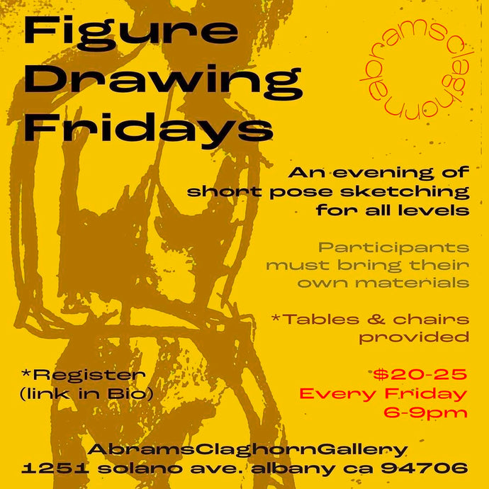 Figure Drawing Fridays | May 10,  6-9pm