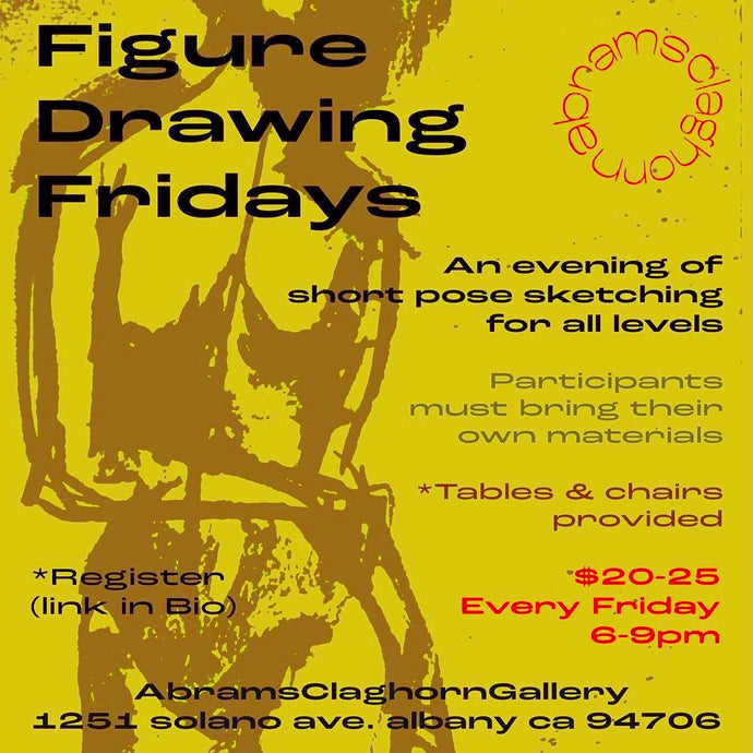 Figure Drawing Fridays | May 17,  6-9pm