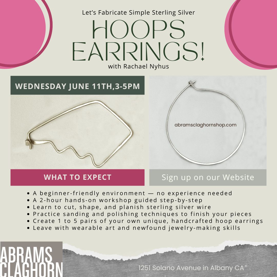 Let’s Fabricate Simple Sterling Silver Hoops Earrings!