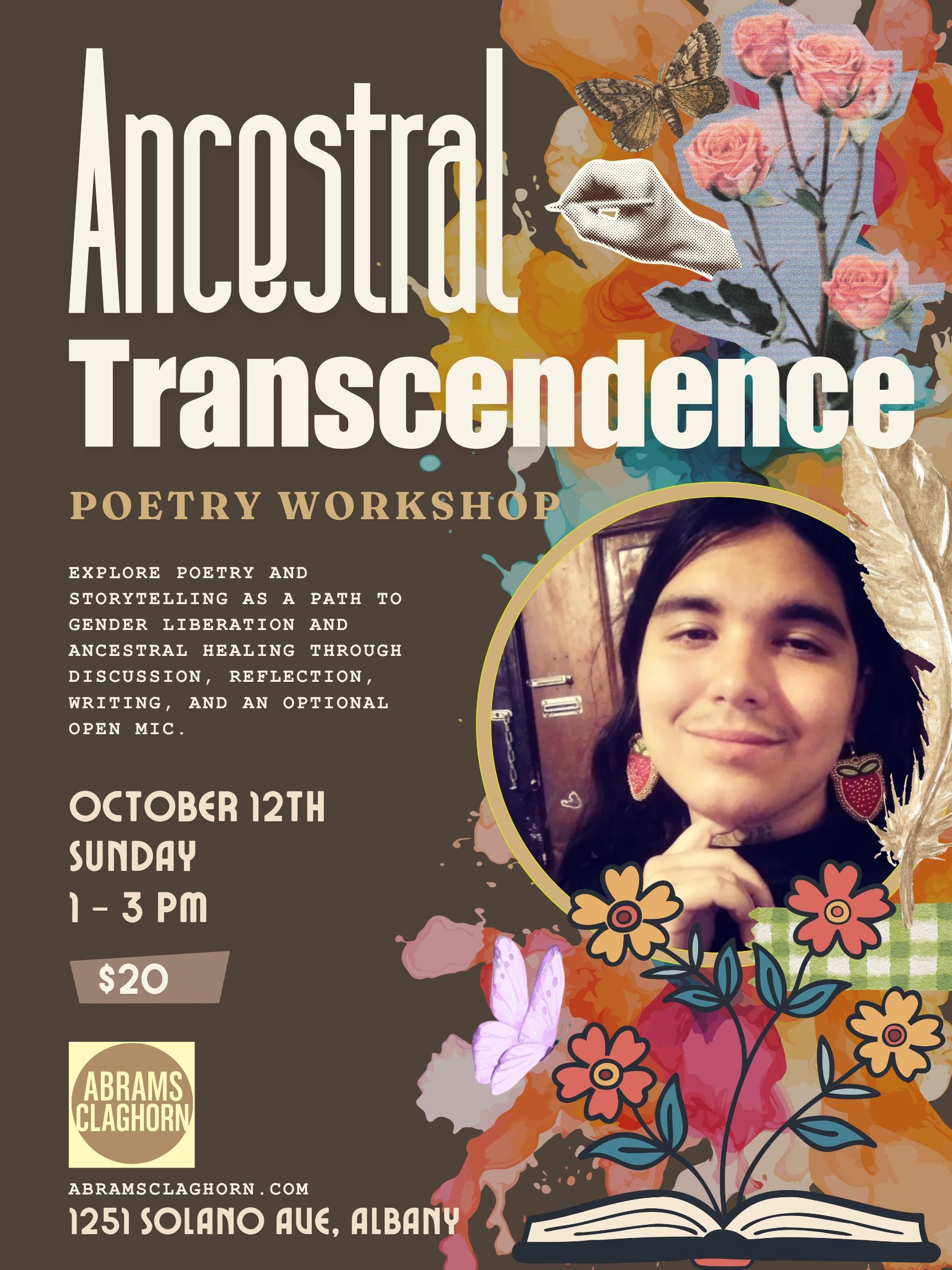 Ancestral Transcendence Poetry Workshop with Boudia Lafleur