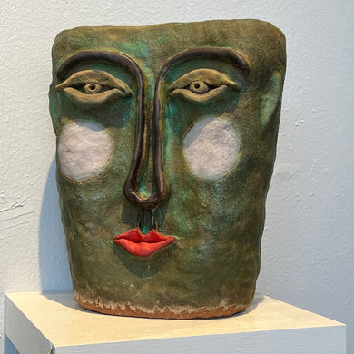 Daria Davydova - Silent Talks - Green Vase, Pink Cheeks