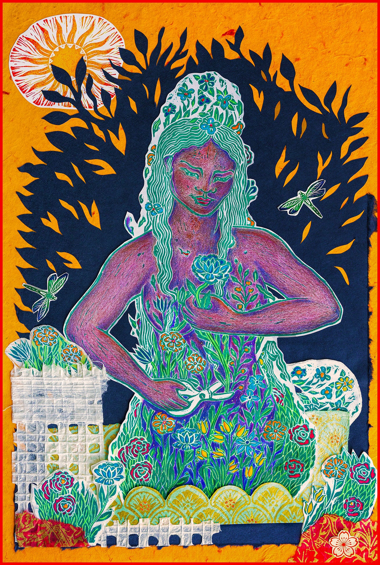 In Reverence to the Feminine : Kris Johnson Michiels | Persephone Gathering Flowers