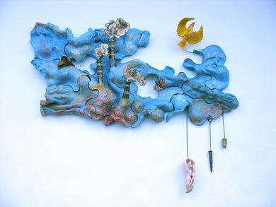 Habitats - Vicki Gunter - Sky Blues: Canary and Elephant Series, 2014