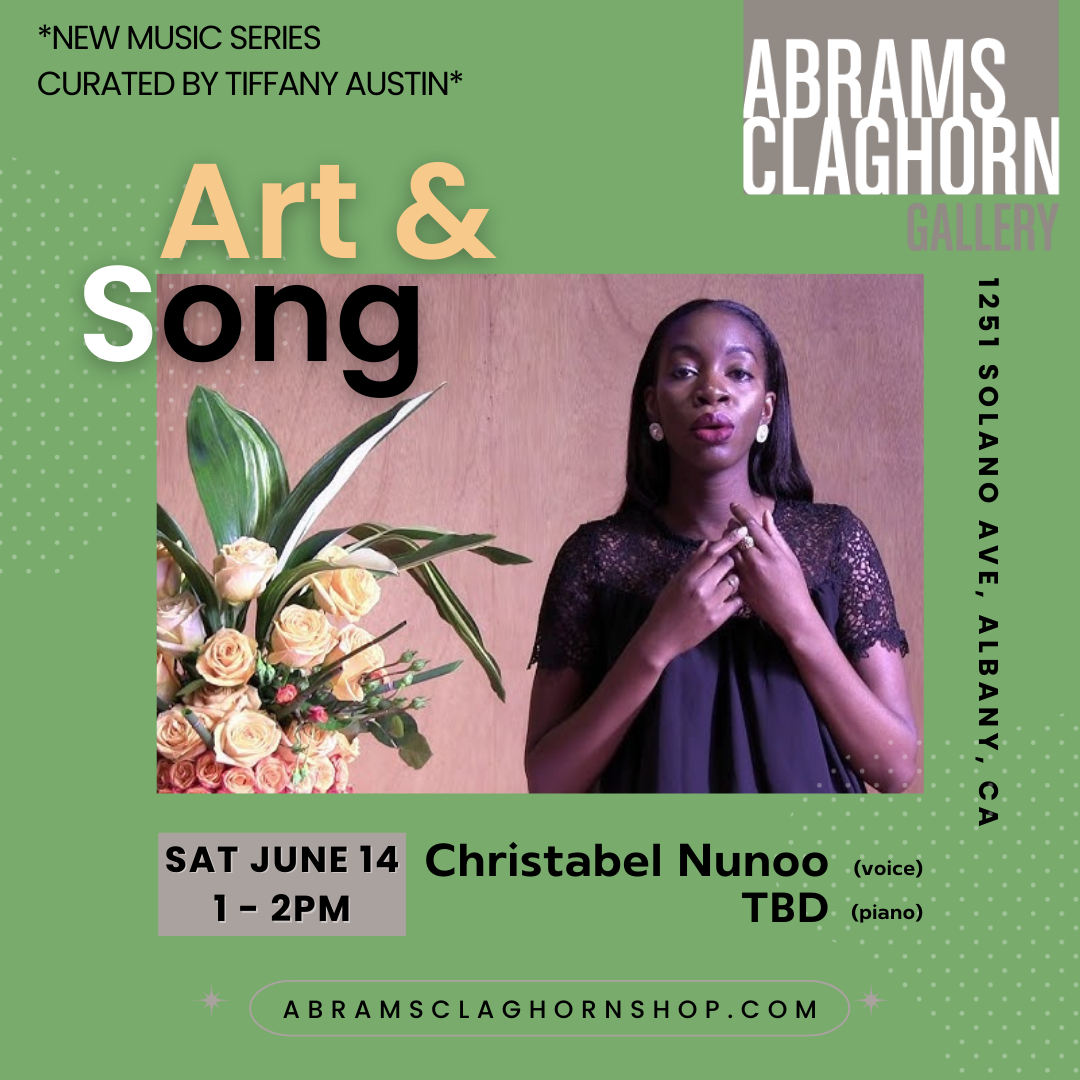 Art & Song June 14 Christabel Nunoo