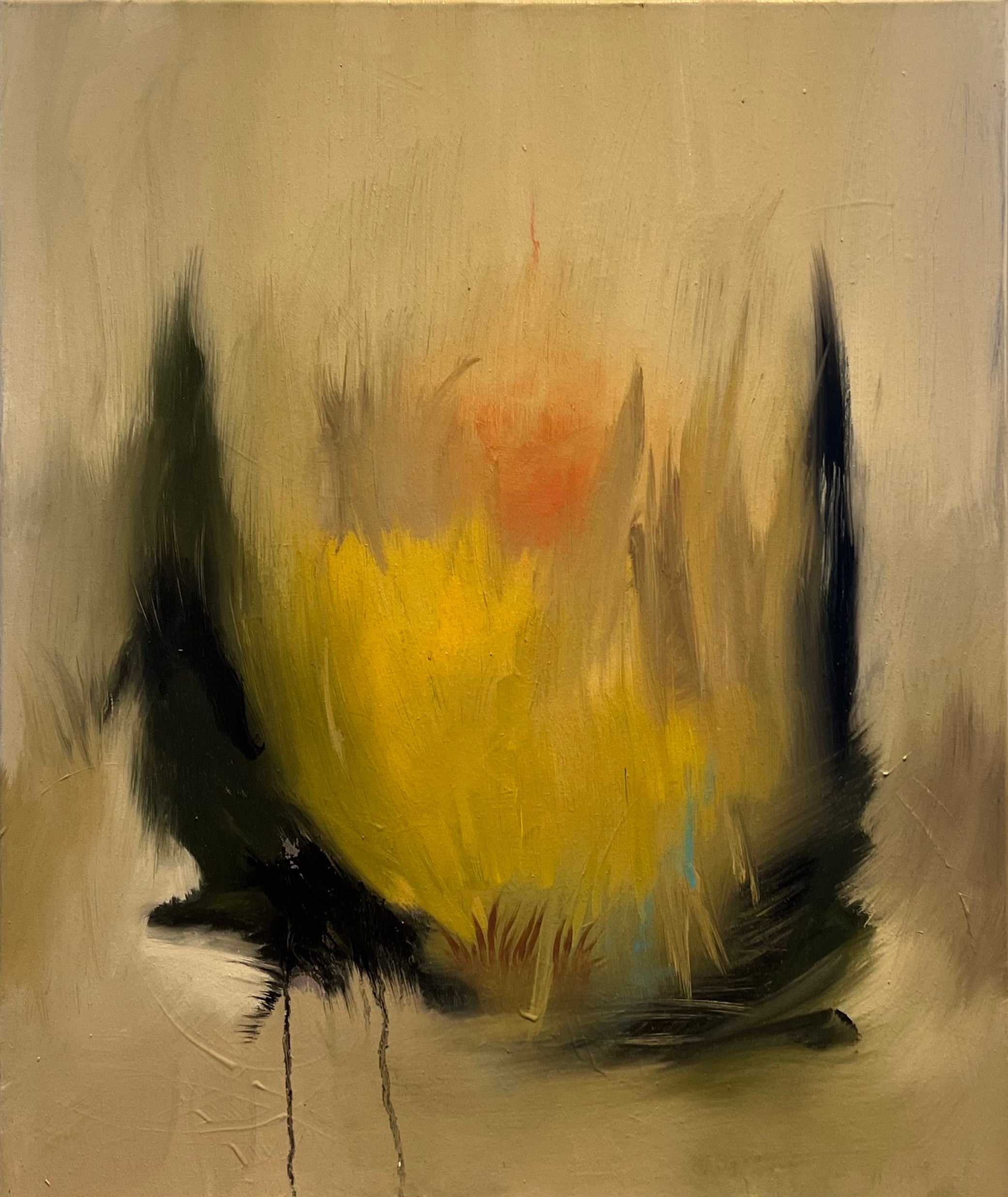 Cobalt Blues: Chelsea Owens: Abstractscape Touch of Teal