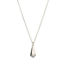 Corey Egan: (W) Crystal Diamond Fragment Necklace in Silver
