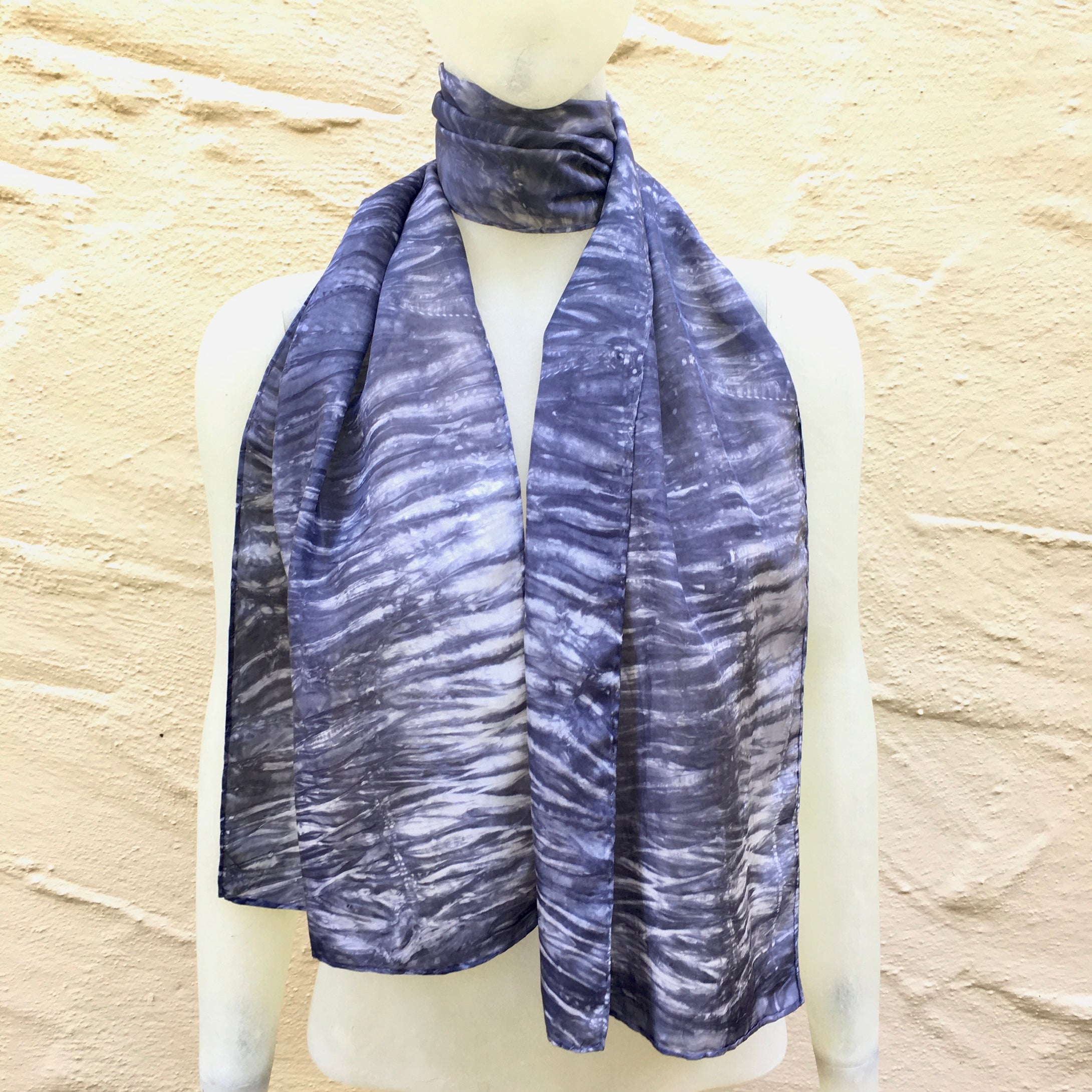 Scarf Spree: (S) Charcoal Black & White 11