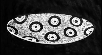 Colors of Juneteenth - Renata Gray: Afri-Dots Platter