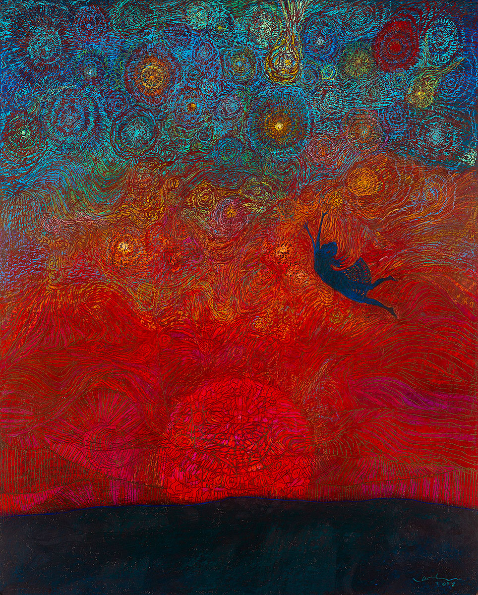 Doug Lawler : Ascent at Night (Print)