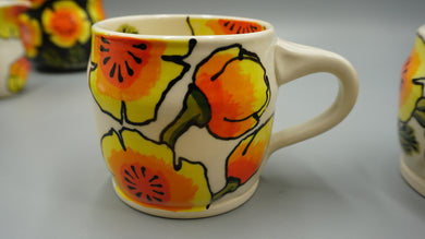 Sachiko Campe : Tea Cup, Poppy, white