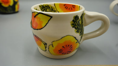 Sachiko Campe : Tea Cup, Poppy, white 2