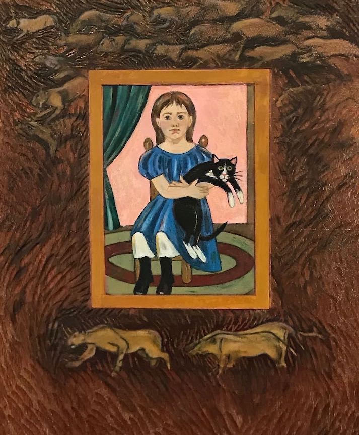Pamela Blotner: Girl with Cat