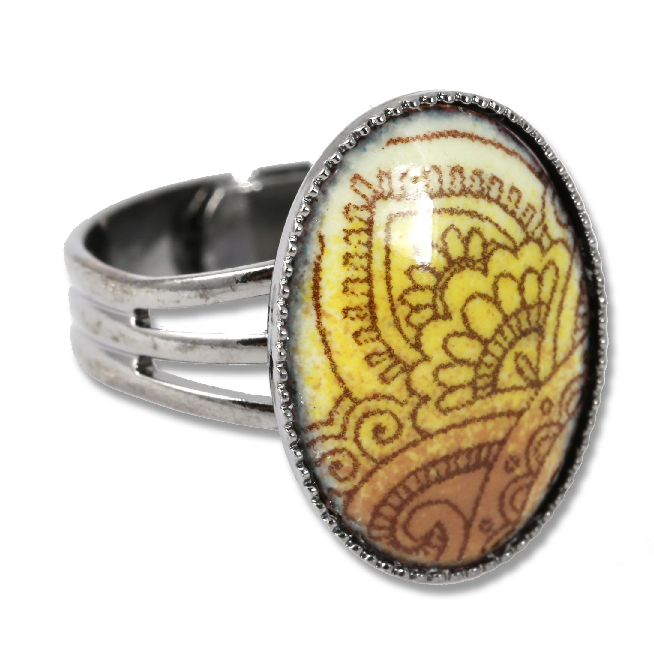 Michele Dodge:(S) Adjustable Ring - Henna