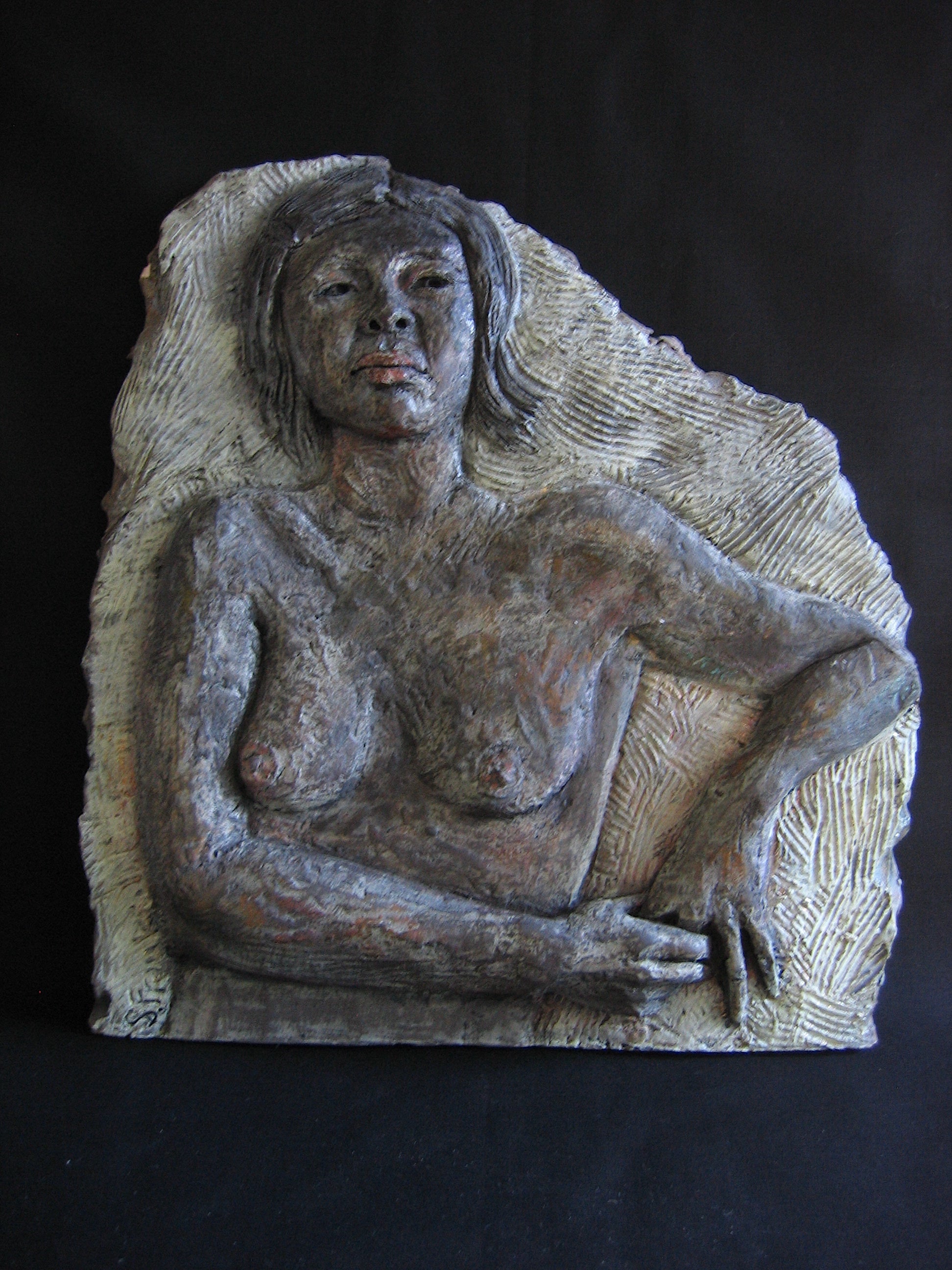 Portraits In Clay: Sandy Frank : Reina Waiting