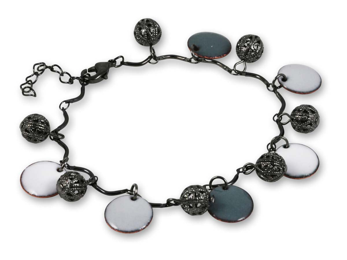 Michele Dodge:(S)Vintage Look Bracelet Grays