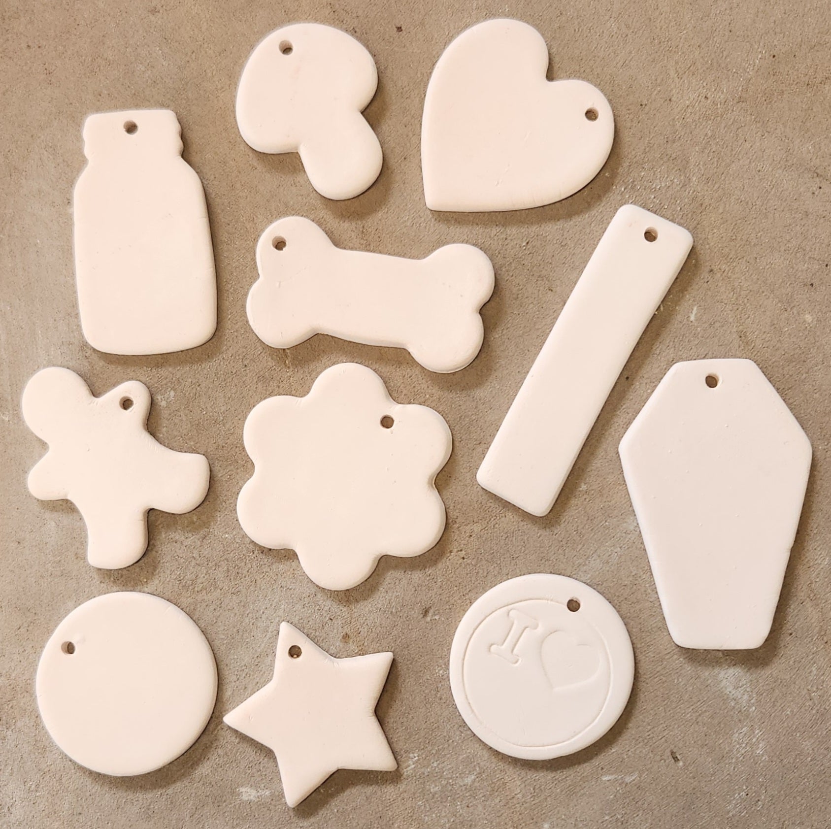 Paint Your Own Pendants with Papercut Pottery