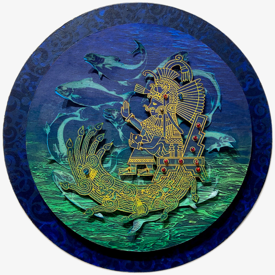 Habitats - Elizabeth Addison - Chalchiuhtlicue - Aztec Goddess of Fresh Waters, 2024