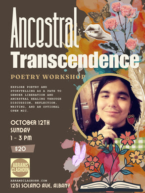 Ancestral Transcendence Poetry Workshop with Boudia Lafleur