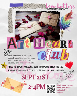 Art Heart Club Meetup - Love Letters - Sept 21st 2-4pm