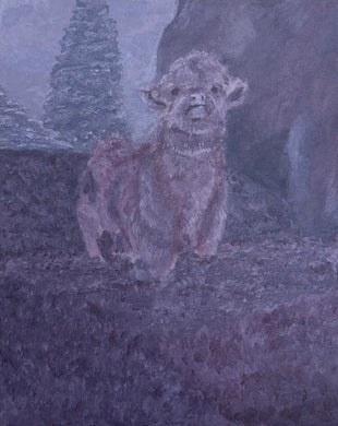 2026 Albany High School : Purple Cow Solmaz Erami 10 x 8, acrylic $80