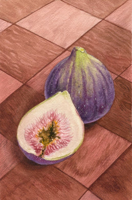 Jennifer Mazzucco - Figs On Cutting Board