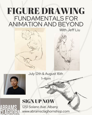 Figure Drawing Fundamentals for Animation and Beyond - July 12th and August 16th 1-4pm