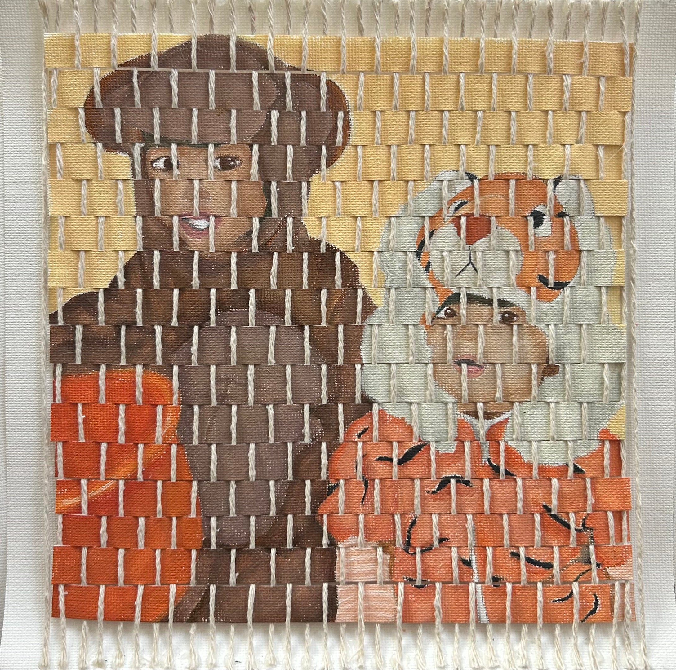 2026 Albany High School : Interlaced Aashiyana Gupta 8 x 8, acrylic NFS