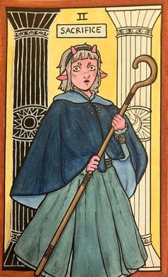 2026 Albany High School : Sacrifice Cassian Henrich-Cohen 7.5 x 9.5, pen & marker NFS