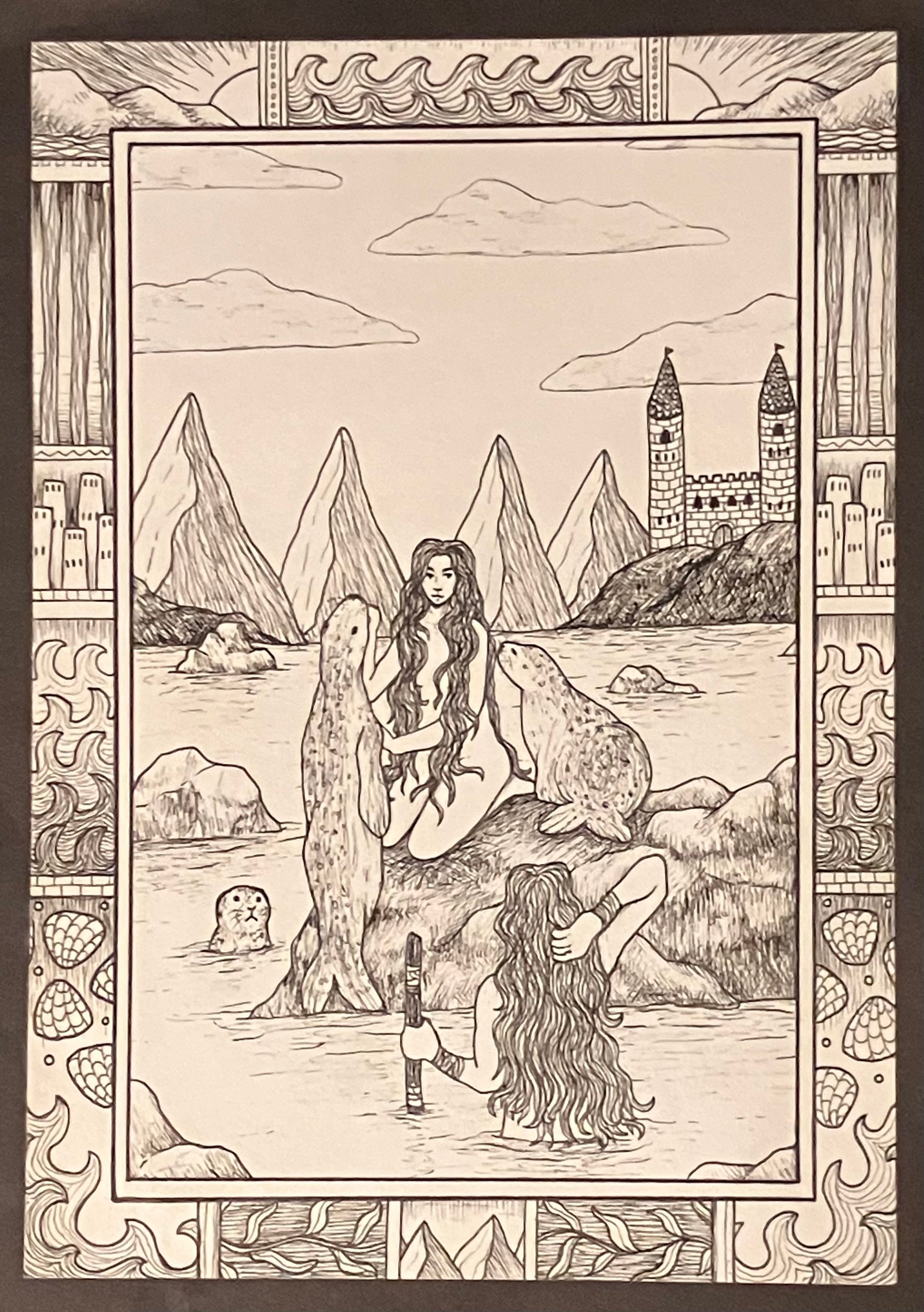 2026 Albany High School : Selkies Cassian Henrich-Cohen 10.5 x 7.5, pen NFS