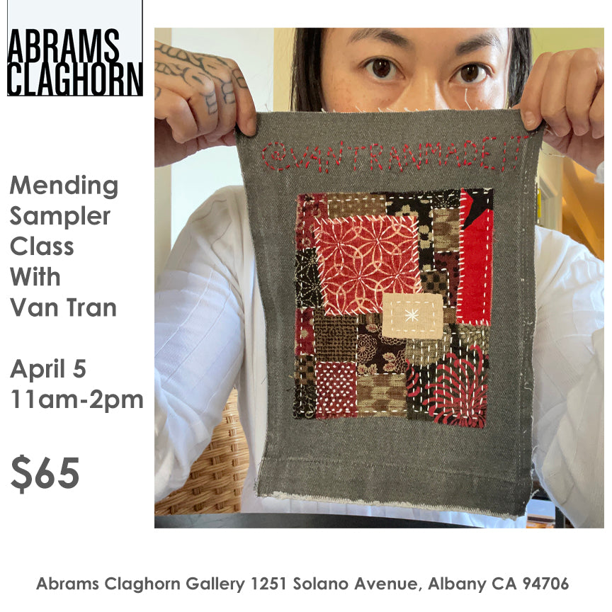 Mending Sampler Class with Van Tran April 5