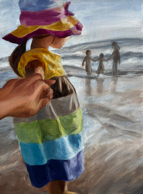 2026 Albany High School : What She Doesn't Know Avery Newell 12 x 16, oil on canvas board NFS