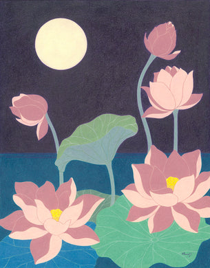 American Minhwa: Moonji L. Pickering: Night Lotus, 2024