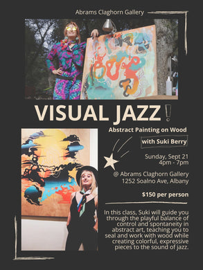 Visual Jazz : Abstract Painting on Wood with Suki Berry