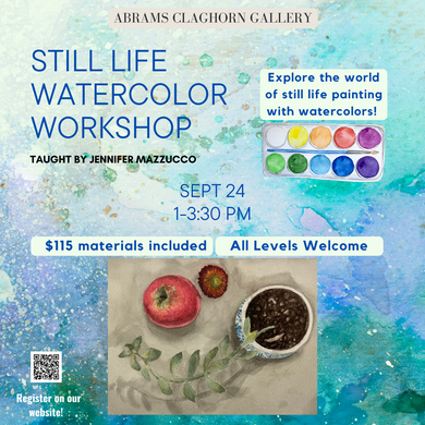 Still Life Watercolor Workshop | September 24