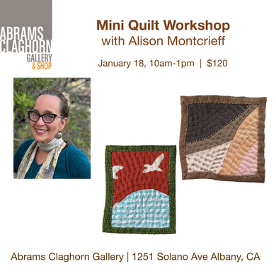 Hand-Stitched Mini-Quilting with Alison Moncrieff