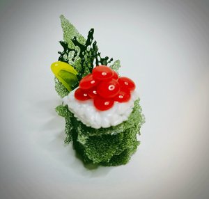 People, Places, & Things : Cravings | Marcela Cabrera | Sushi Ikura Nigiri