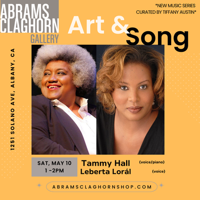 Art & Song May 10 Tammy Hall + Leberta Lorál