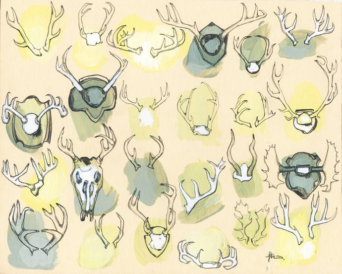 Leah Tumerman: Antlers (small print)