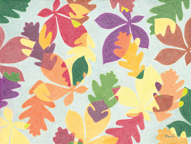 Moonji Pickering: Print - Autumn Leaves