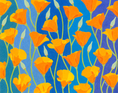 Moonji Lee Pickering - In Search of Light: California Poppies