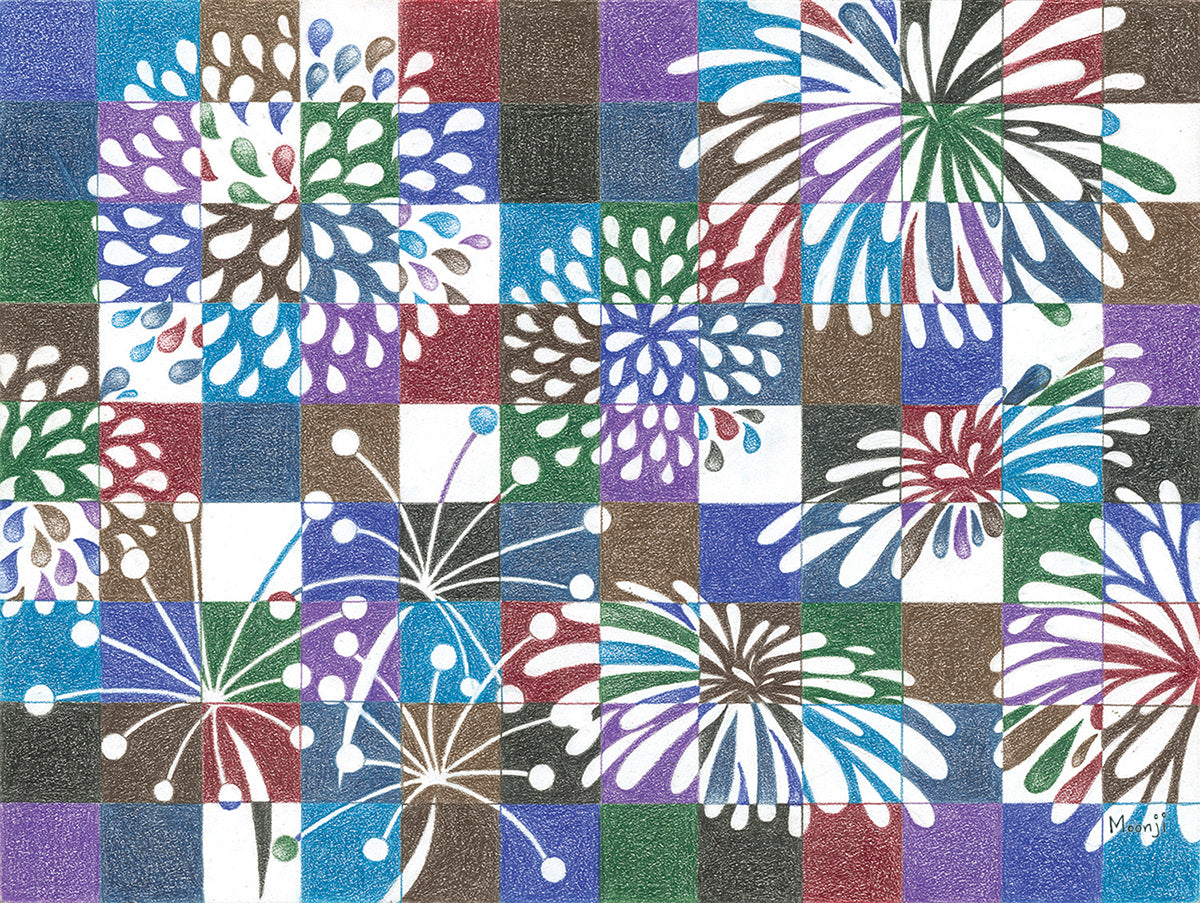 Moonji Pickering: Print - Fireworks