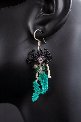 Huichol Center: Earrings-2