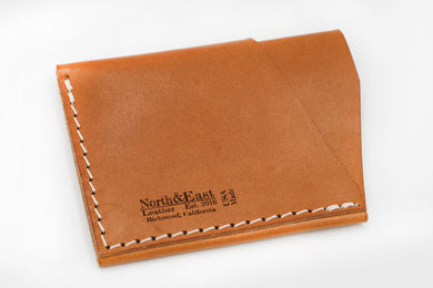 North & East Leather: Slim Card Wallet