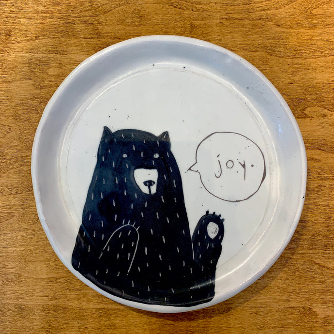 Josie Jurczenia: Small Bear Plate, Joy