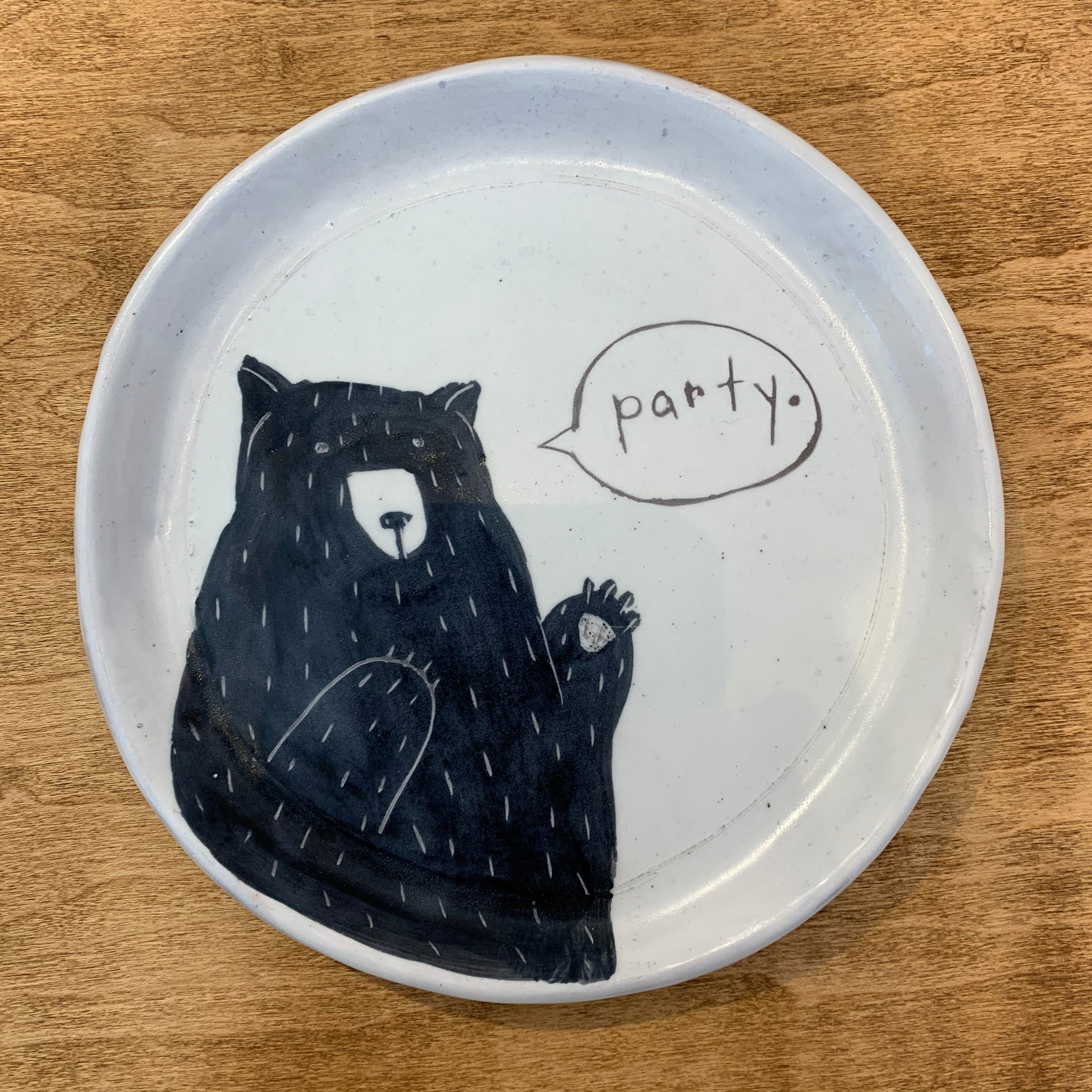 Josie Jurczenia: Small Bear Plate, Party