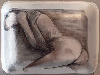 Julianne Wallace Sterling: Meat Tray #9