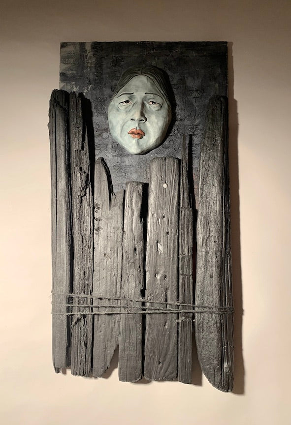 Portraits In Clay: Sandy Frank : On the Fence
