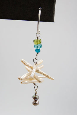 Three on a wire: Earrings
