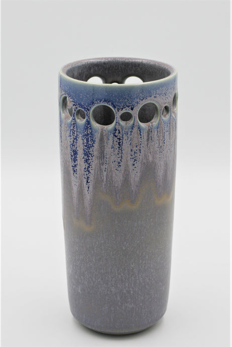 Lynne Meade: Tall Cylinder Vase Lavender